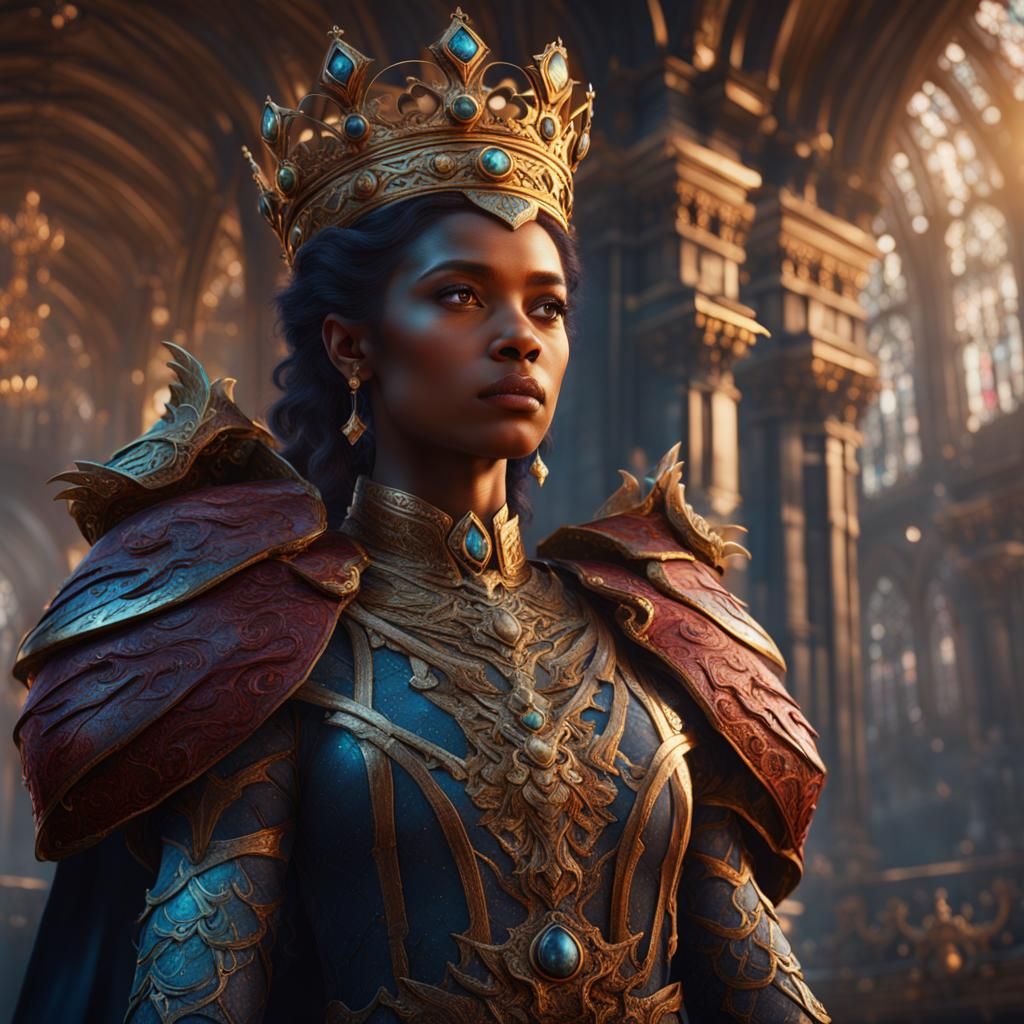 Young Queen Mercury Fantasy Concept Art