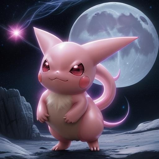 Stunning Cosmic Portrait of a Shiny Clefairy