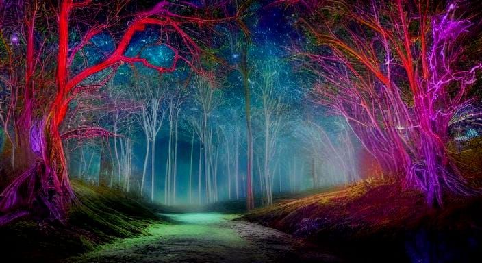 Ethereal Ghost Town with Cosmic Ghosts