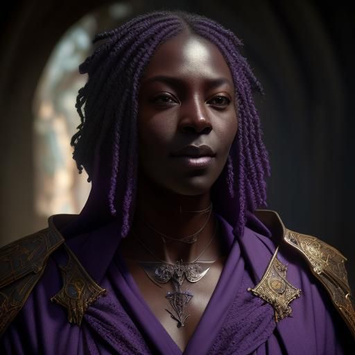 Medieval Council Member Portrait in Hyperdetailed Style