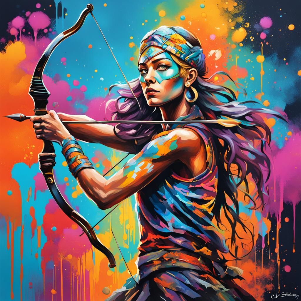 Artemis: Graffiti Art of the Huntress