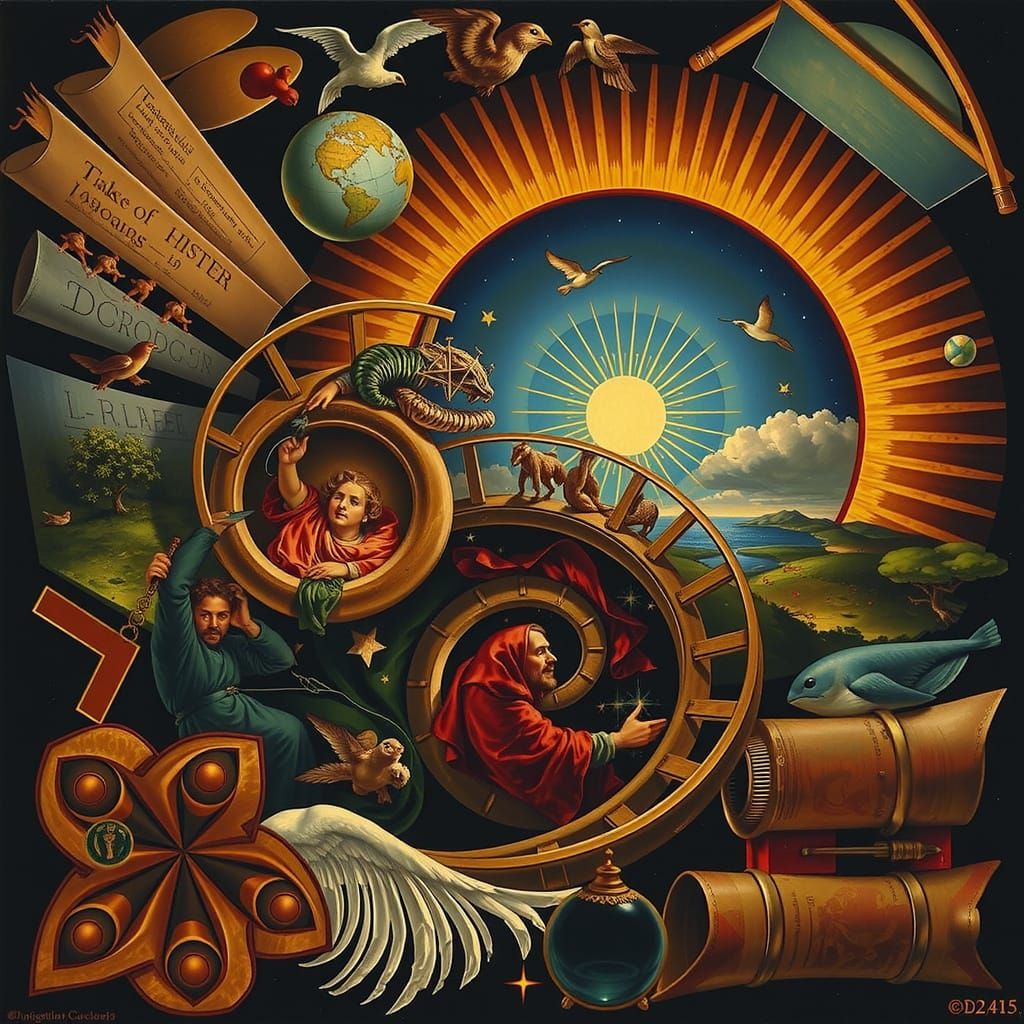 Abstract Geometric Curves and Spirals