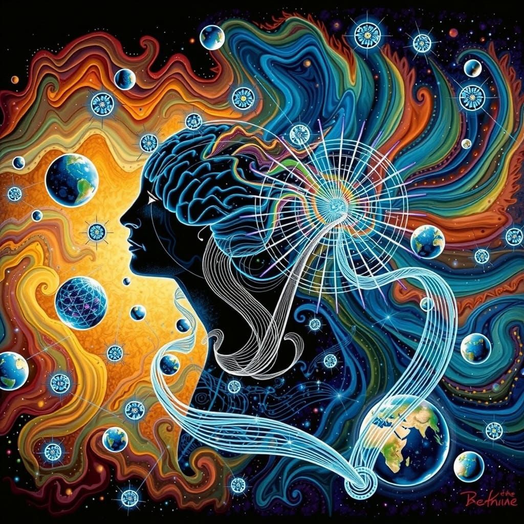 Cosmic Information Exchange Through Quantum Entanglement