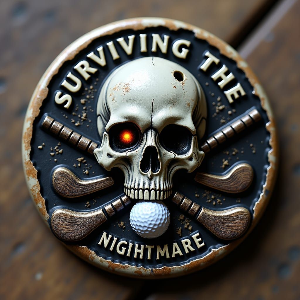 Golf Ball Marker: Surviving the Nightmare in Gothic Style