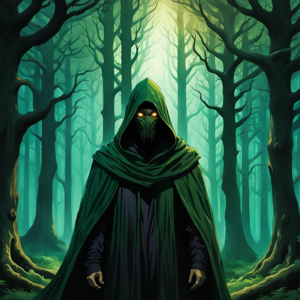 Mystical Forest Guardian in Glen Keane Style