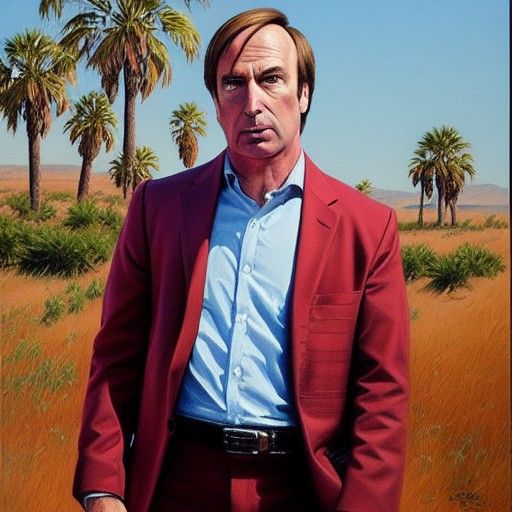 Better Call Saul as Oil Painting