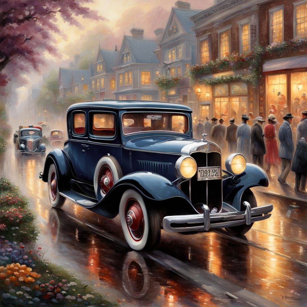 Ethereal Mist Classic Car Parade