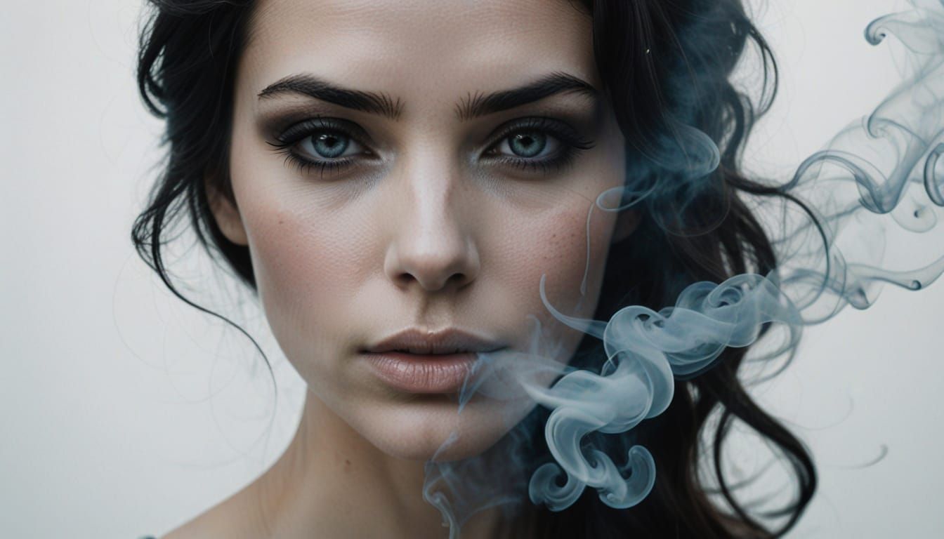 smoke girl