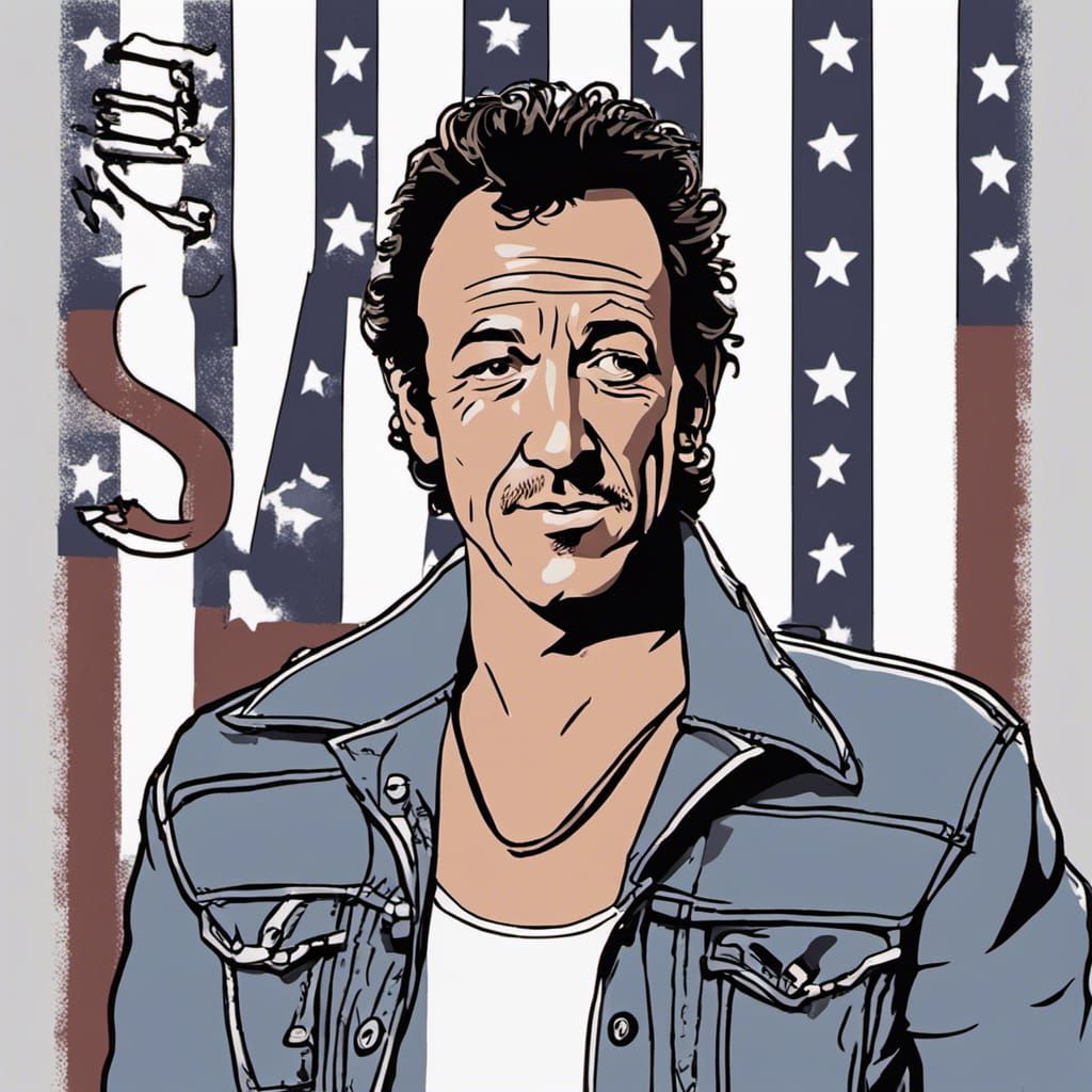 Bruce Springsteen ~ Born In The USA 1980's Album