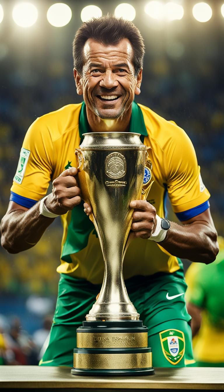 Dunga Lifts World Cup in Professional Portrait