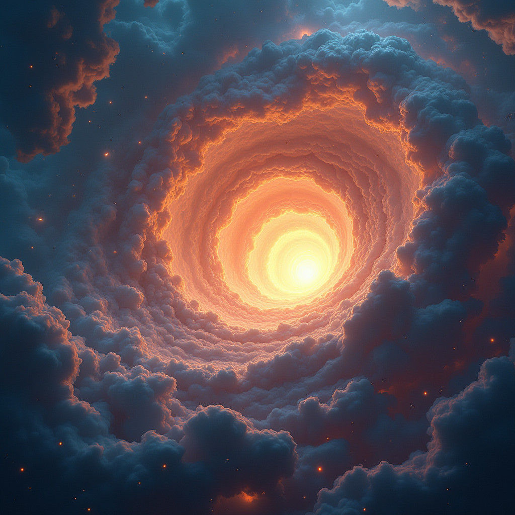 Majestic Vortex Signals Dawn of Creation