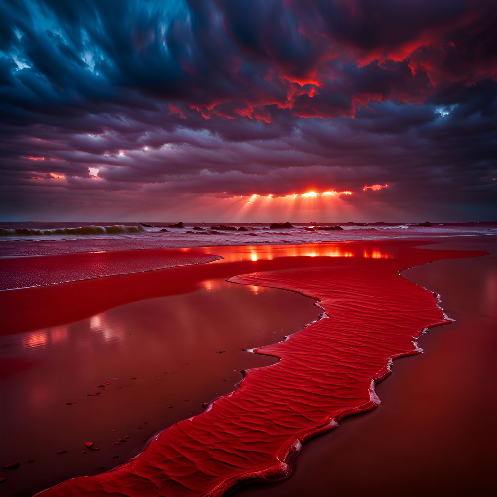 Ominous Blood-Dimmed Tide