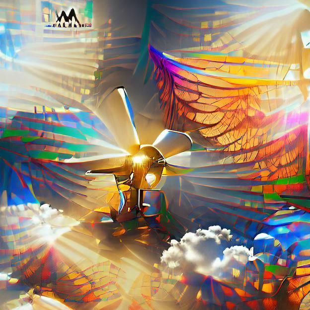 Mechanical Bird in Light Beam