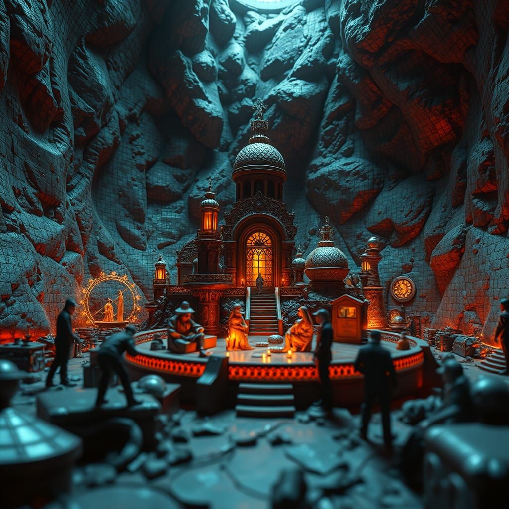 Mysterious Futuristic Illusion in High-Definition