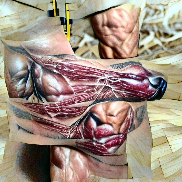 Detailed Bicep Muscle Close-Up