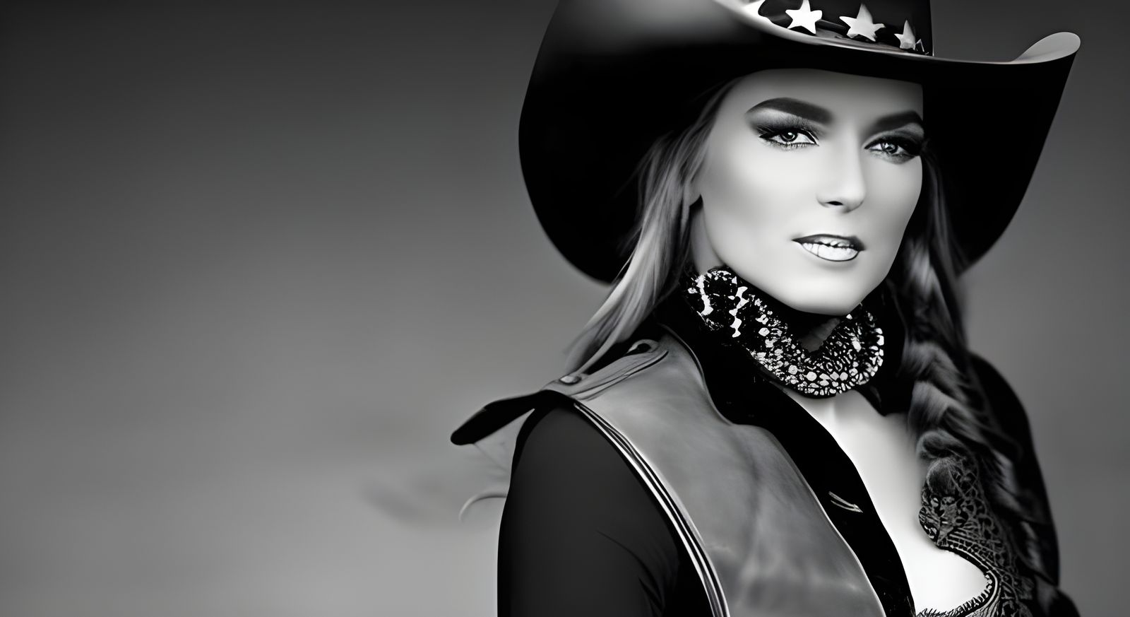 Cowgirl Capturing Rattlesnakes in the Old West