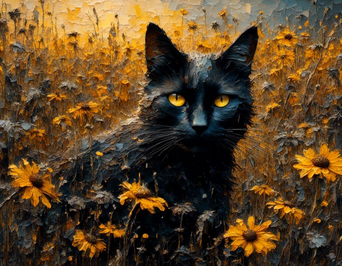 Beauty in Black and Gold