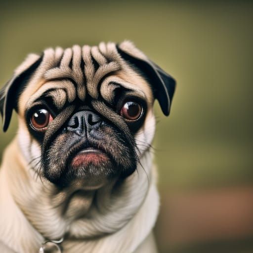 Pug's Sorrow: A Portrait of Lost Friendship