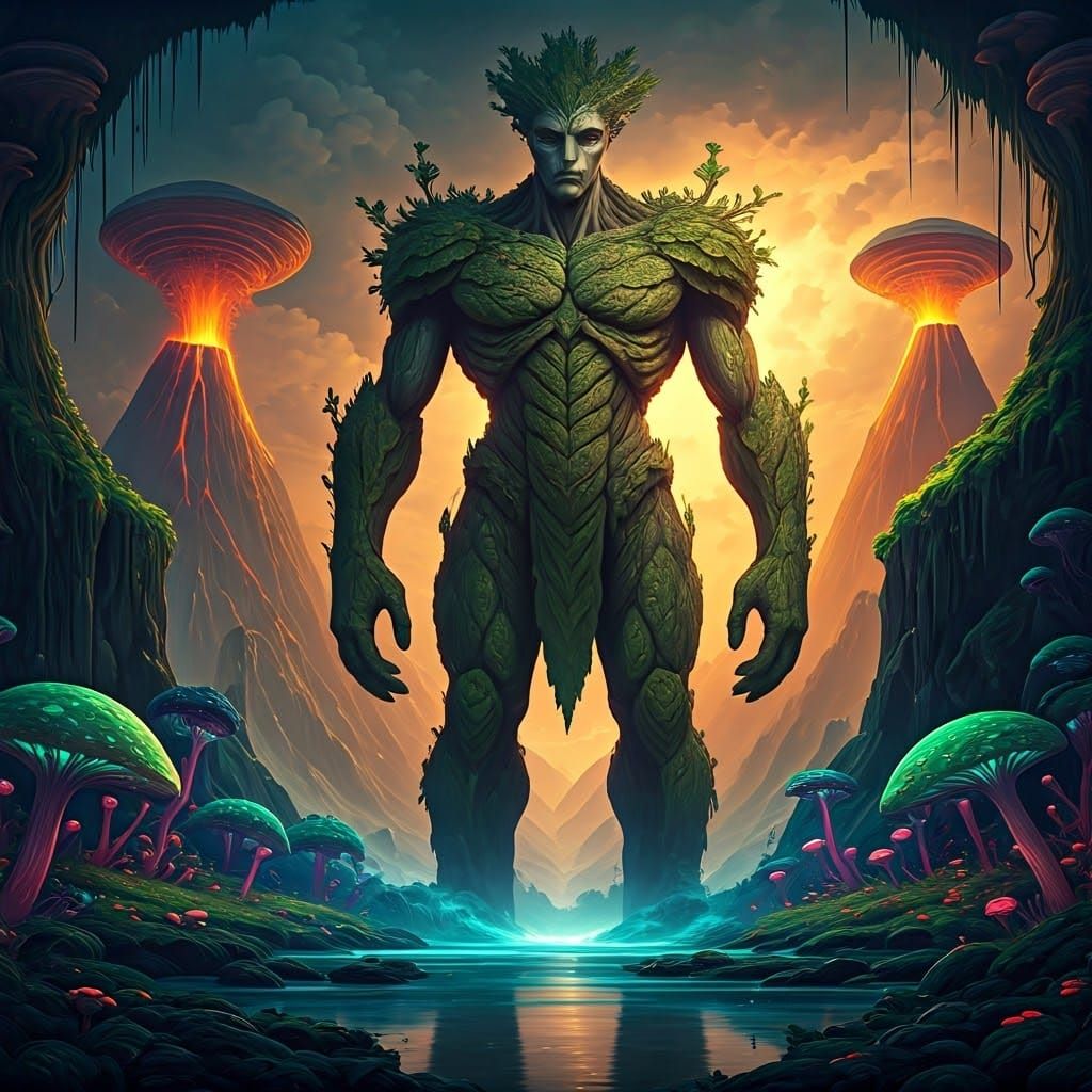 Elemental Gods Guarding Dreamscape