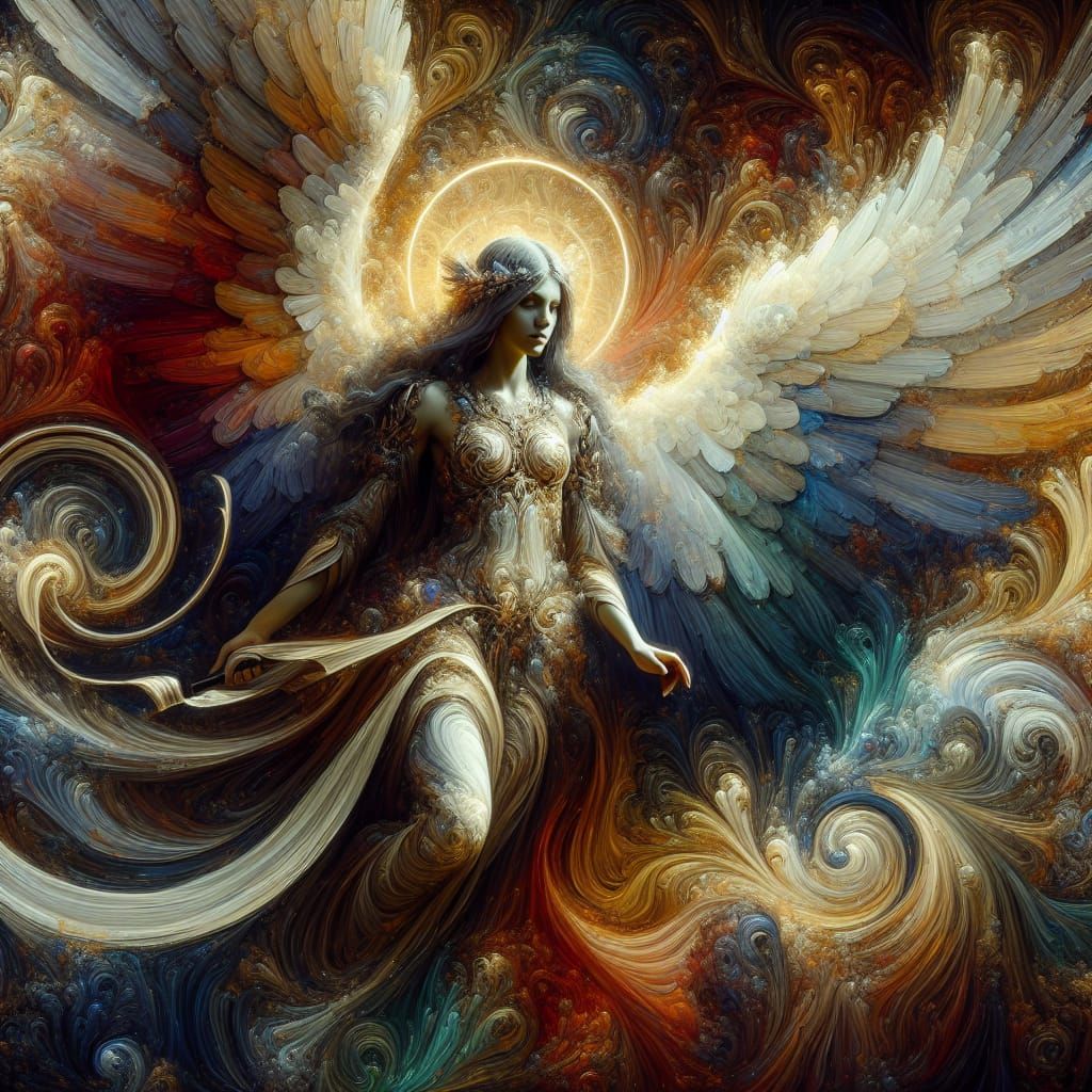 Angel Micah: Divine Plan in Digital Matte Painting