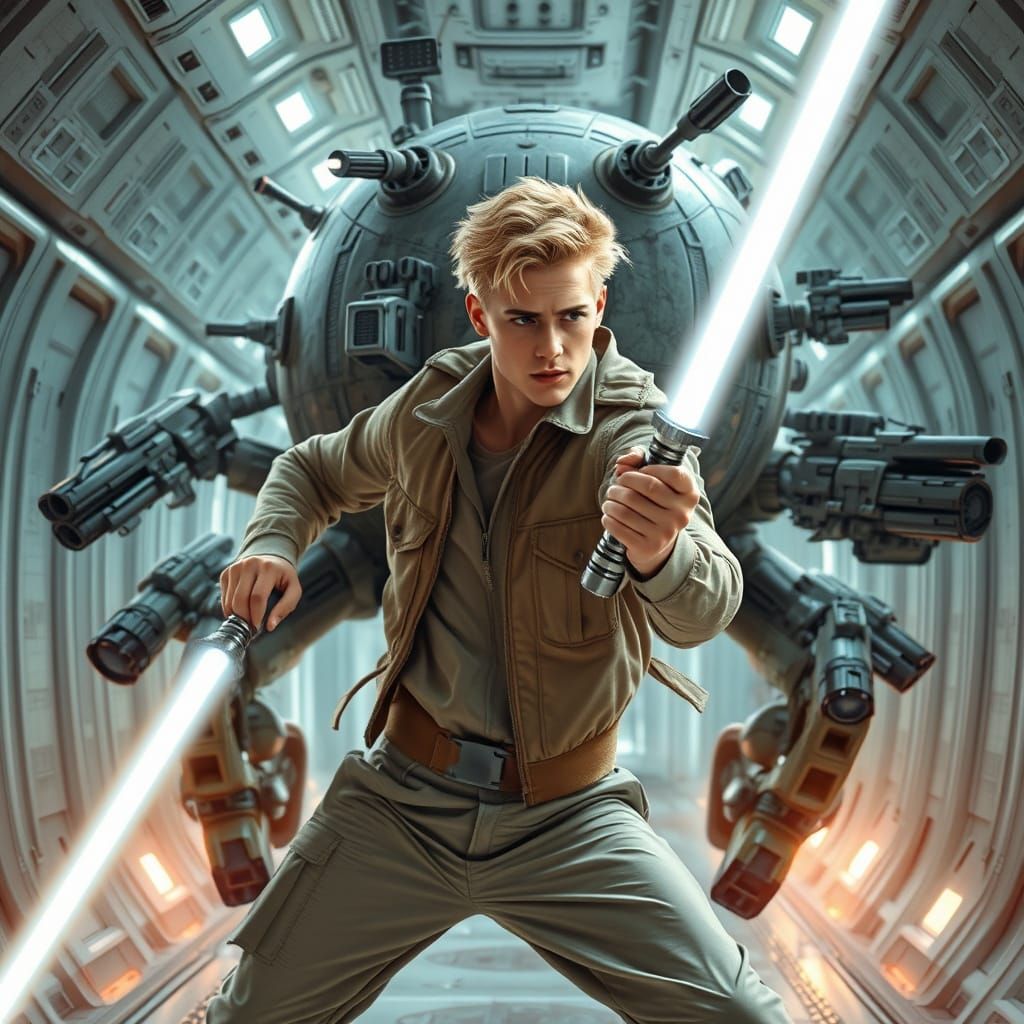 Hyper-Realistic Battle Against Robot Sentry