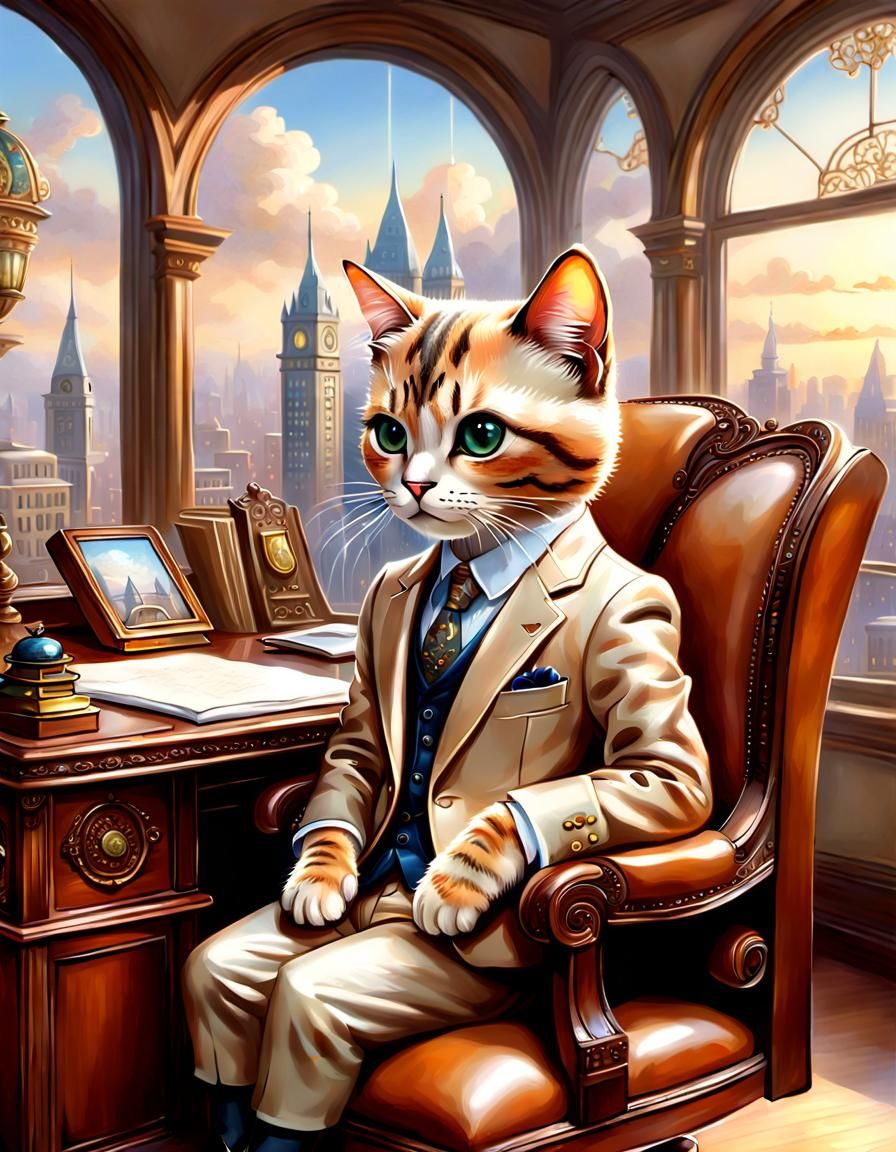 Purrsident Baron Von Fluffypants: The Catnip Capitalist