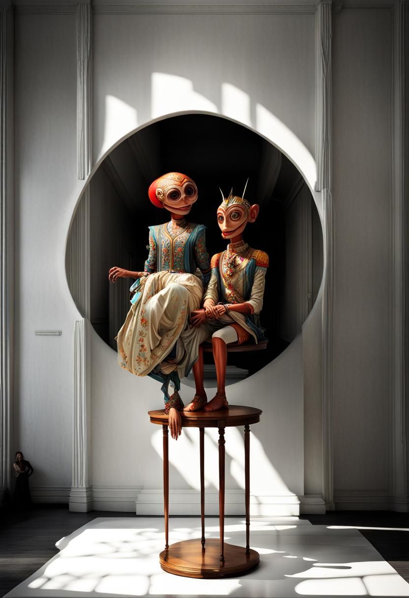 Photorealistic Aliens in Fashionable Clothing: Hyperrealisti...
