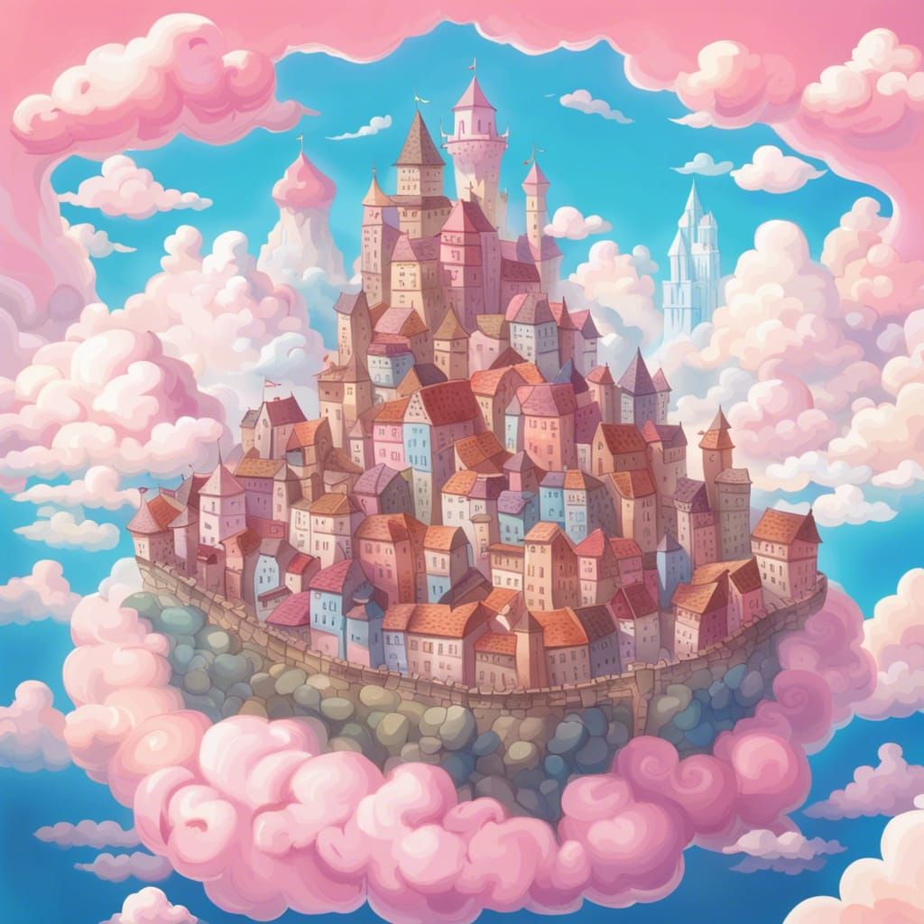 Cotton Candy Cloud City