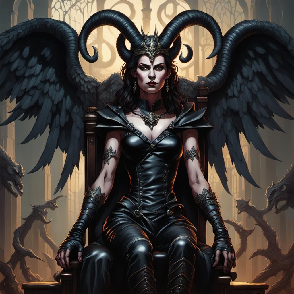 Seductive Demon Queen Reigns Supreme