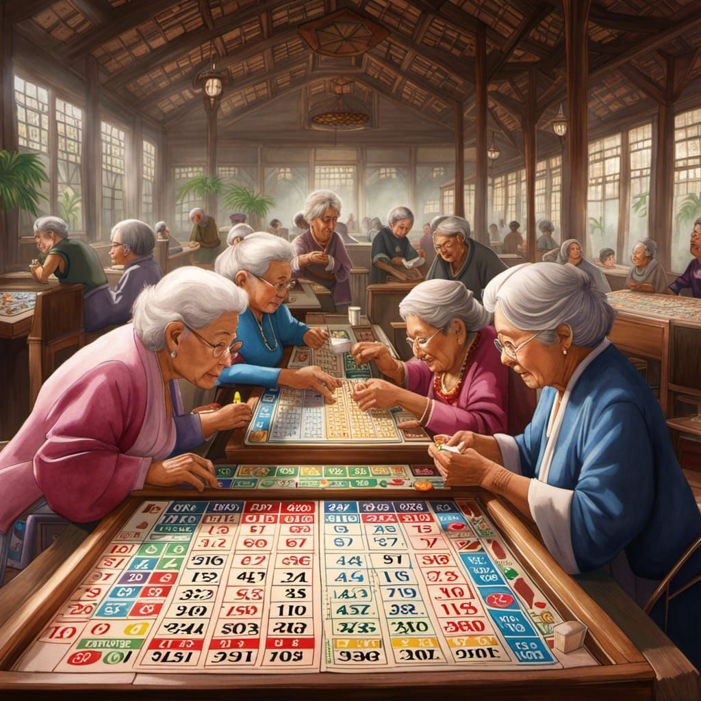 Bingo Night: Watercolors in Thai Art Style