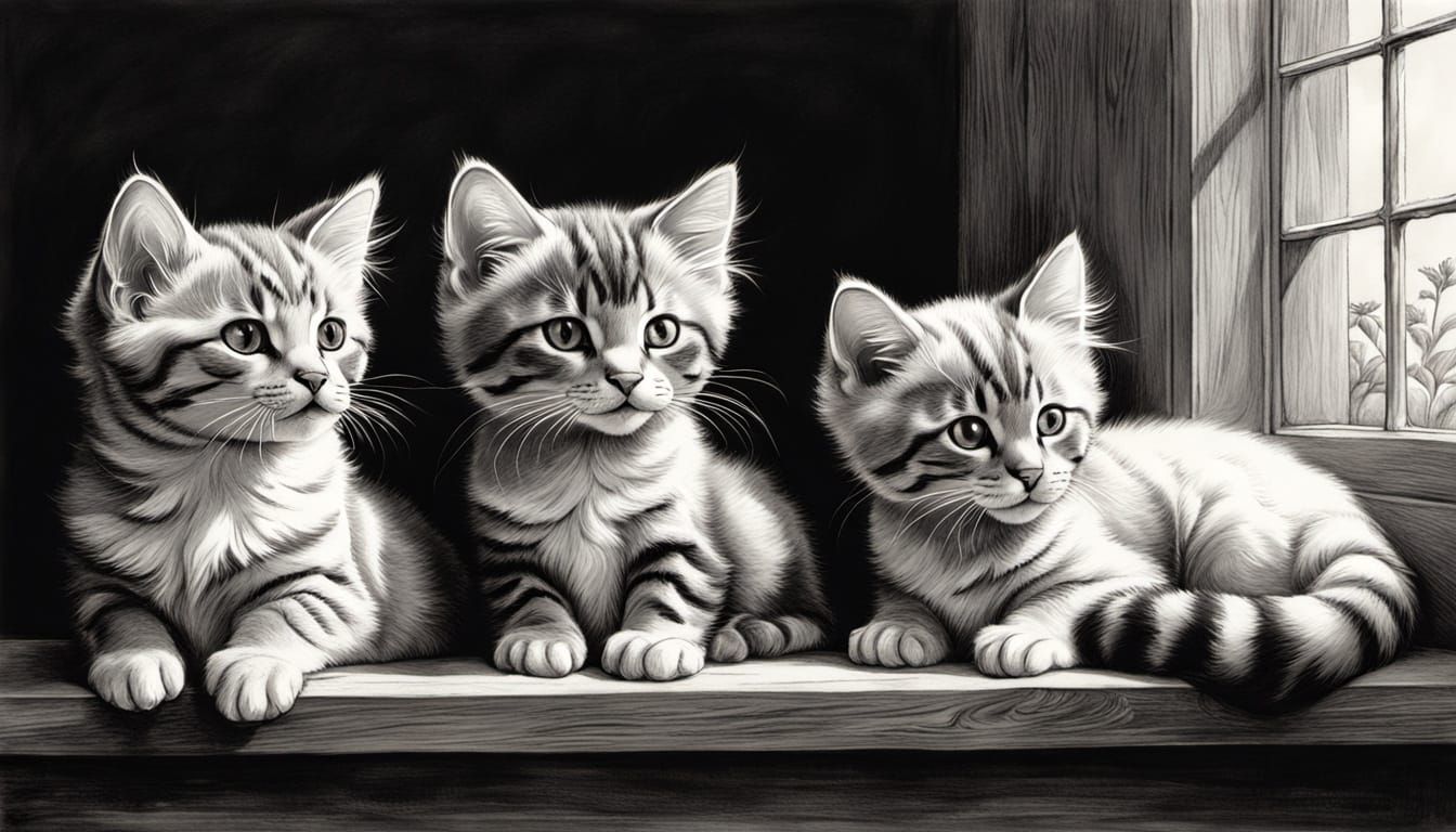 Dusty Attic Trio in Charcoal