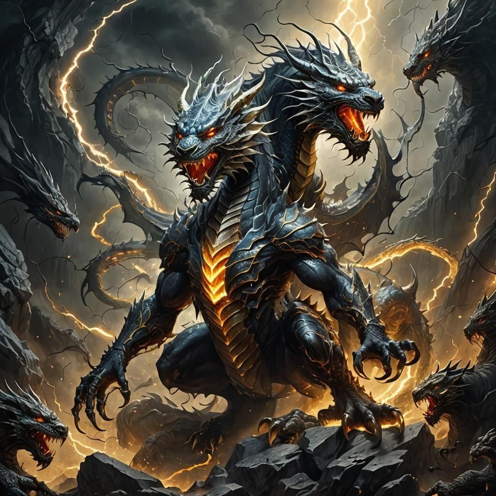 Divine Dragon Hybrid Descends into Hellish Abyss