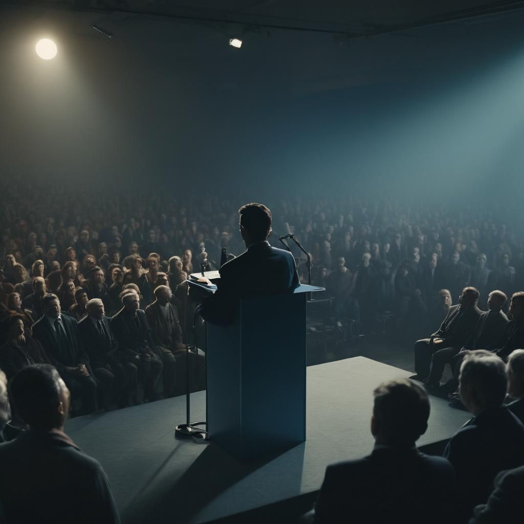 Powerful Speaker Delivers Message in Cinematic Style