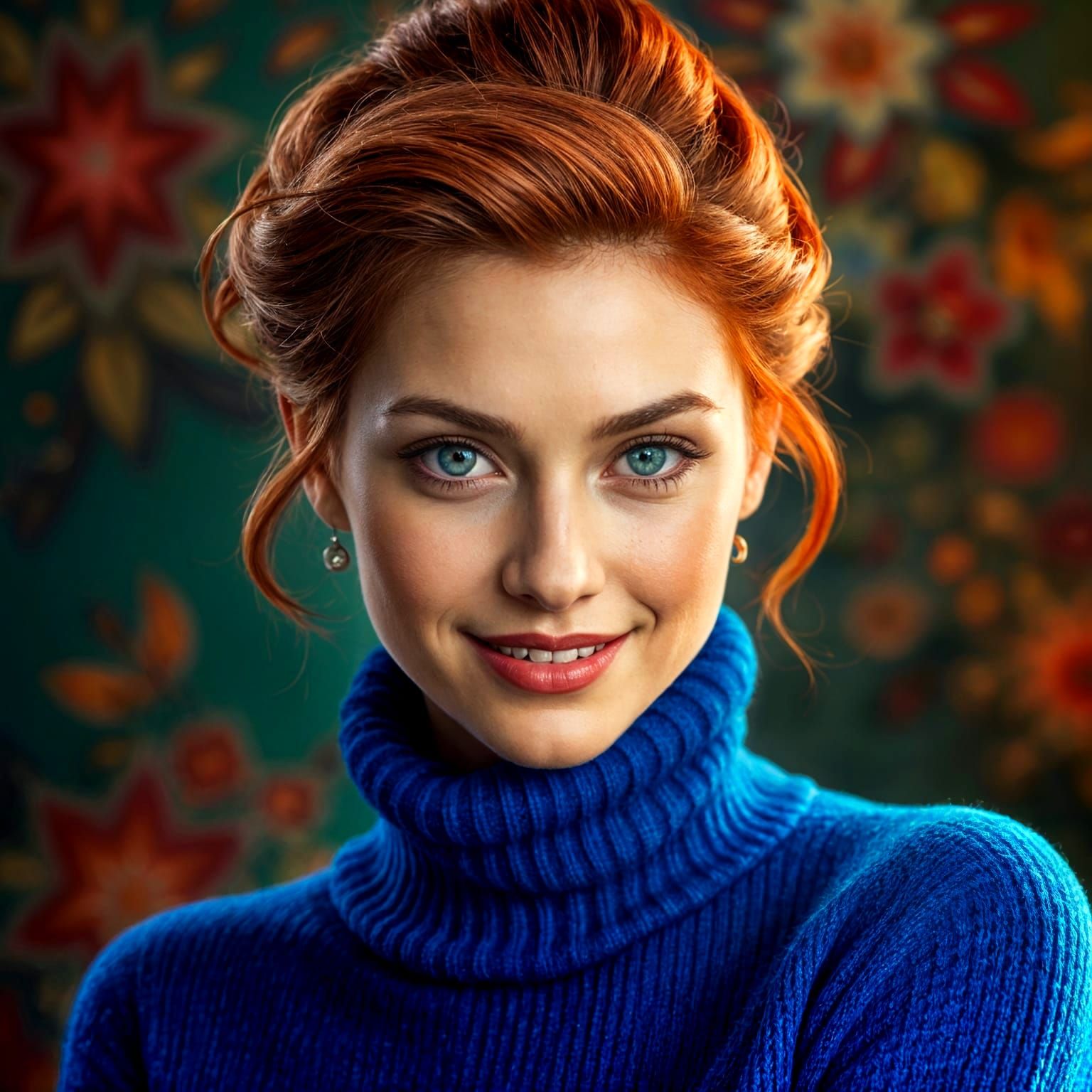 Gorgeous Woman in Hyperrealistic Portrait