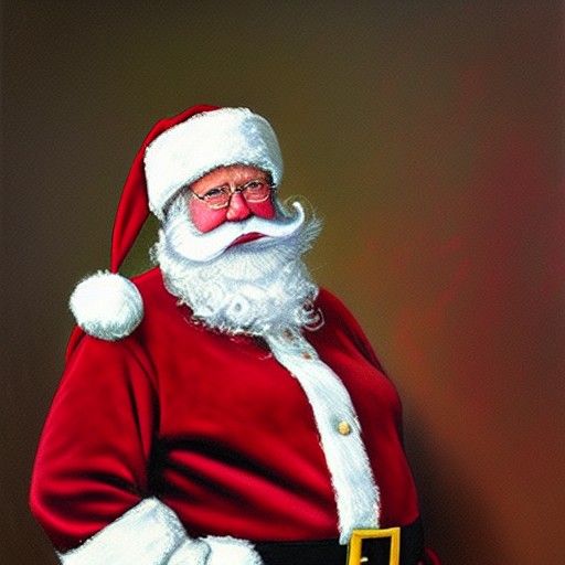 Santa Claus: Oil Painting by James Gurney