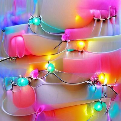 Pastel Christmas Lights: Bright and Colorful Holiday Cheer