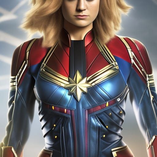 Captain Marvel with Mohawk Hairstyle