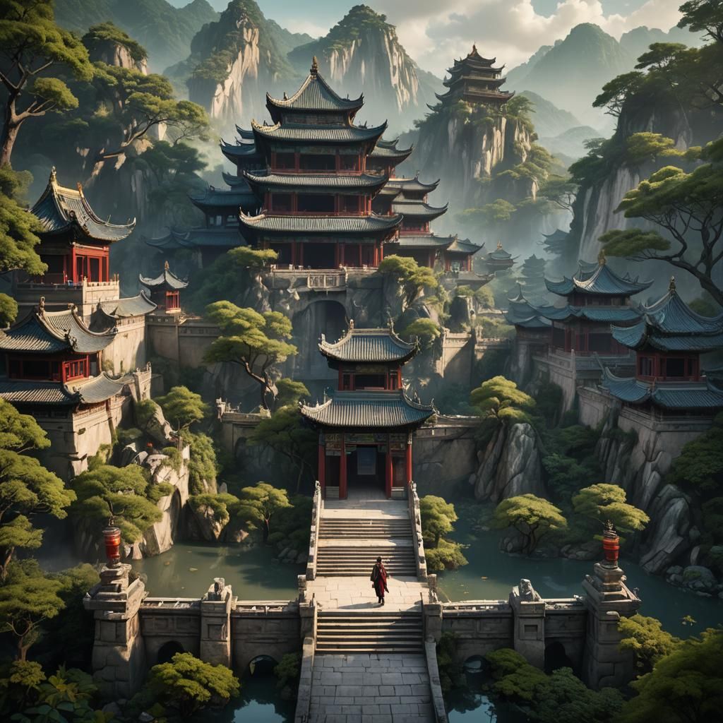 Historical Fantasy: Chinese Prince in Forest Palace