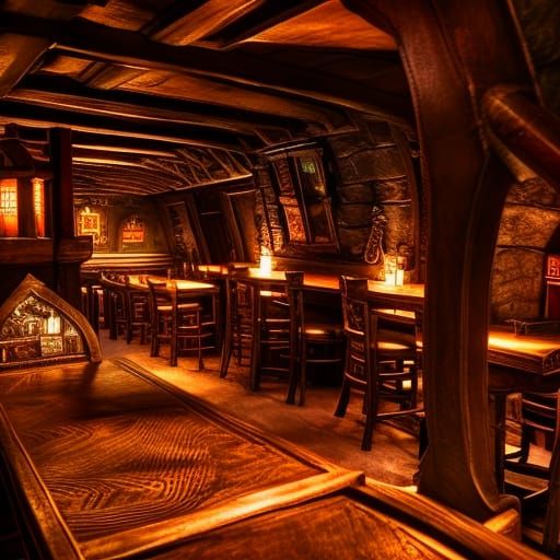D&D Rogue Inside Moody Tavern