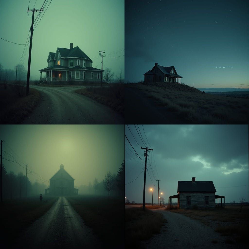 Cinematic House Overlooking a Lonely Town Album Art
