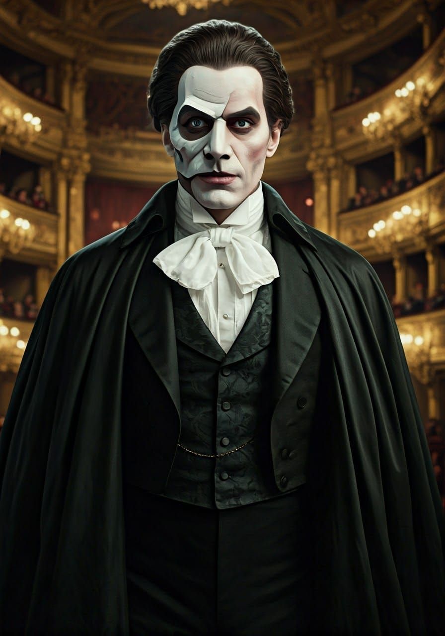 Hyper-Realistic Phantom of the Opera from 1925 Film