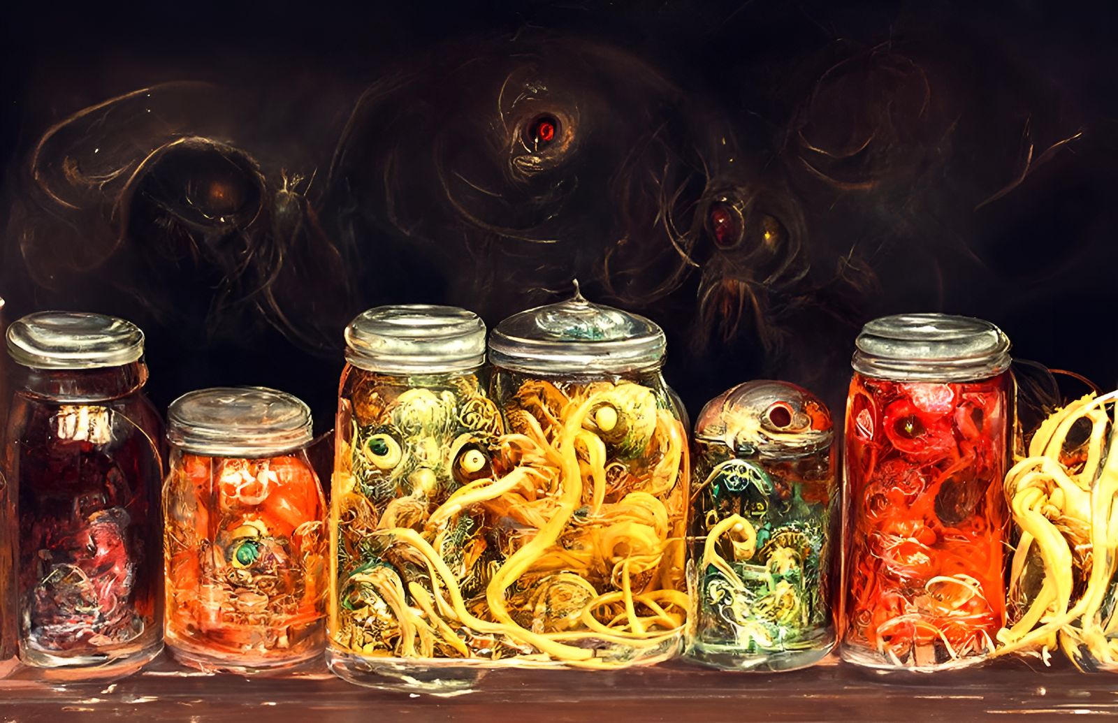 Eldritch Horror: Lovecraftian Monsters in Jars