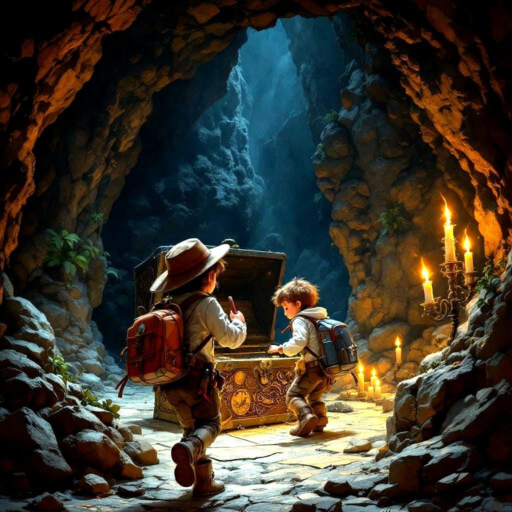 Children Discover Pirate Treasure in Cave