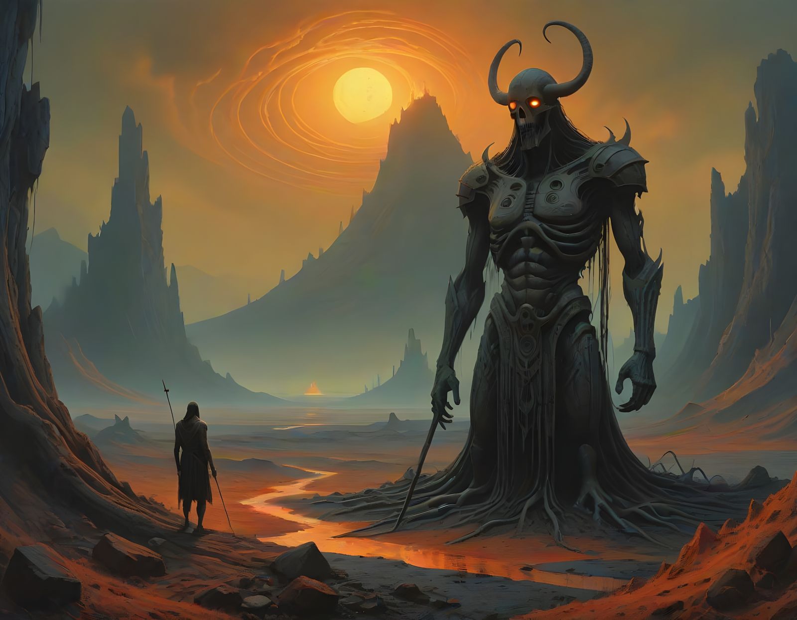 Surreal Cyclops Emerges from Ancient Greek Mythology in Mode...