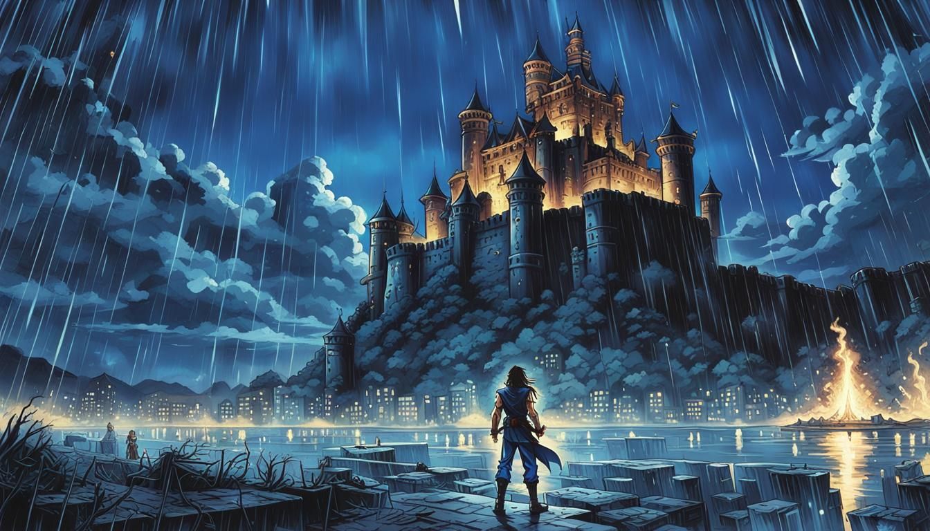 Richter Belmont by Castle: Anime Comic Art