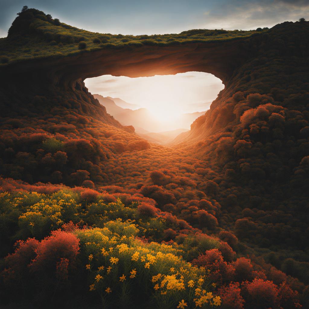 Futuristic Landscape Emphasizing Freedom and Openness