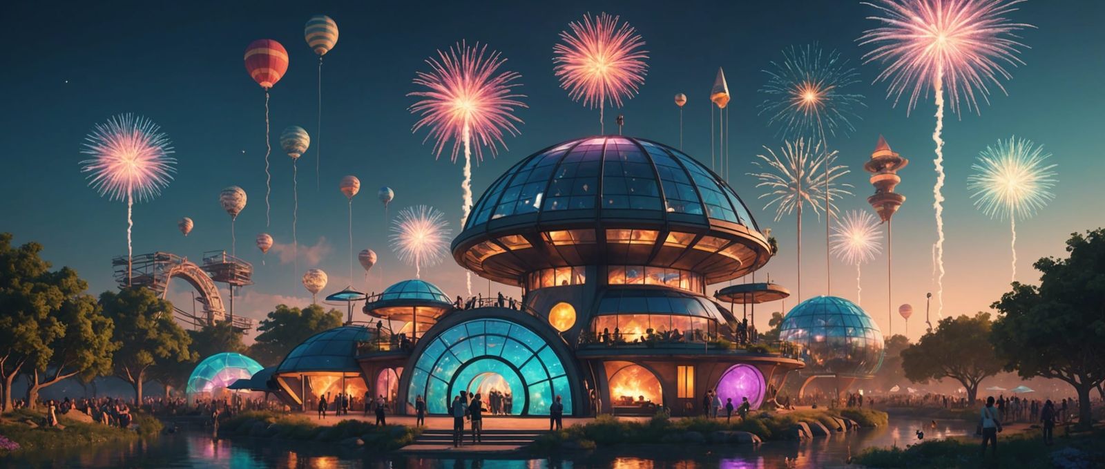 Solarpunk Utopia: Dreamcore Island Celebration