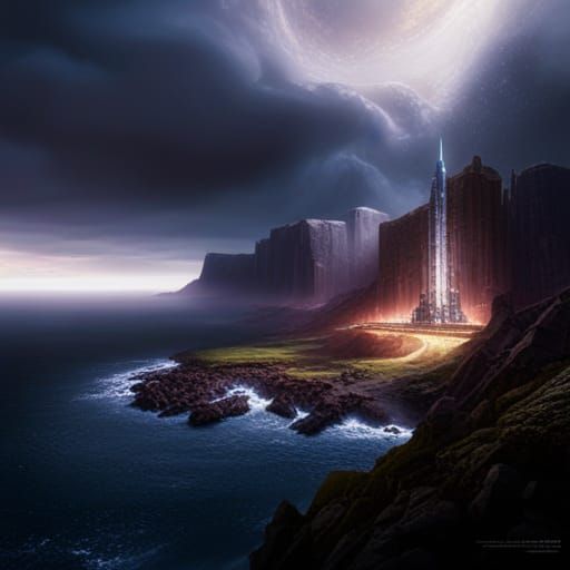 Epic Cinematic Sky Digital Matte Painting