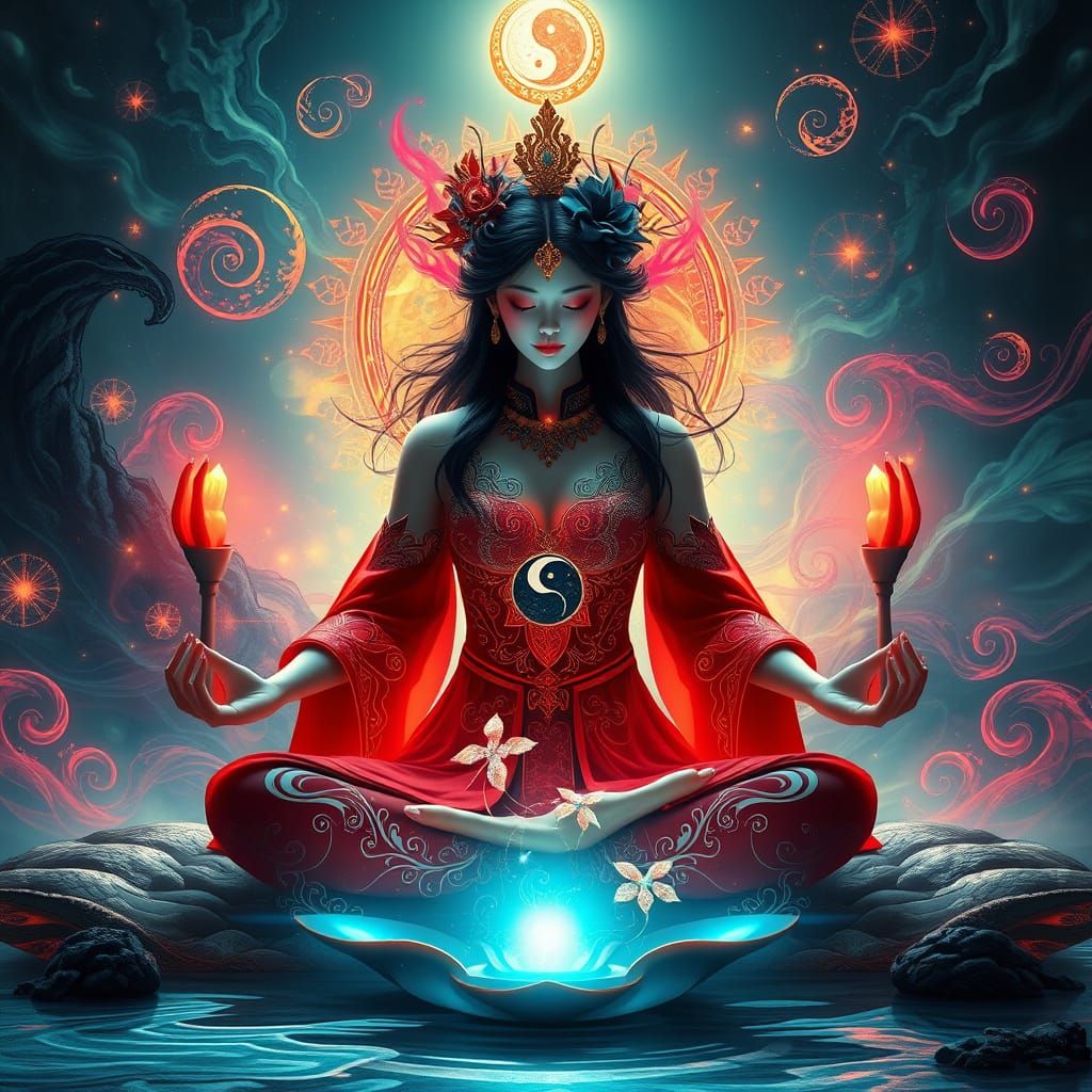 Beneath Harmony's Serene Balance