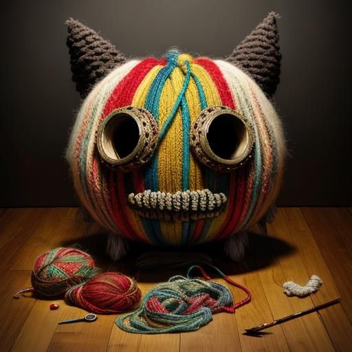 Yarn Monster Knitting: A Pop Surrealist Vision